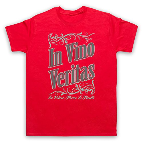 T-shirt hommes In Vino Veritas de qualité supérieure