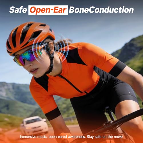 MJOFFIN Bone Conduction Headphones, Bluetooth 6.0 Open-Ear Sport Headset, 22g Ultra-Light with Mic, IP55 Waterproof, 10H Battery & Fast Charging for Running, Cycling, Gym Workouts (Green) - image 2