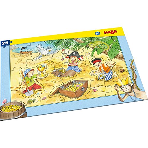 Preisvergleich Produktbild HABA 303707 Rahmenpuzzle Piratengold