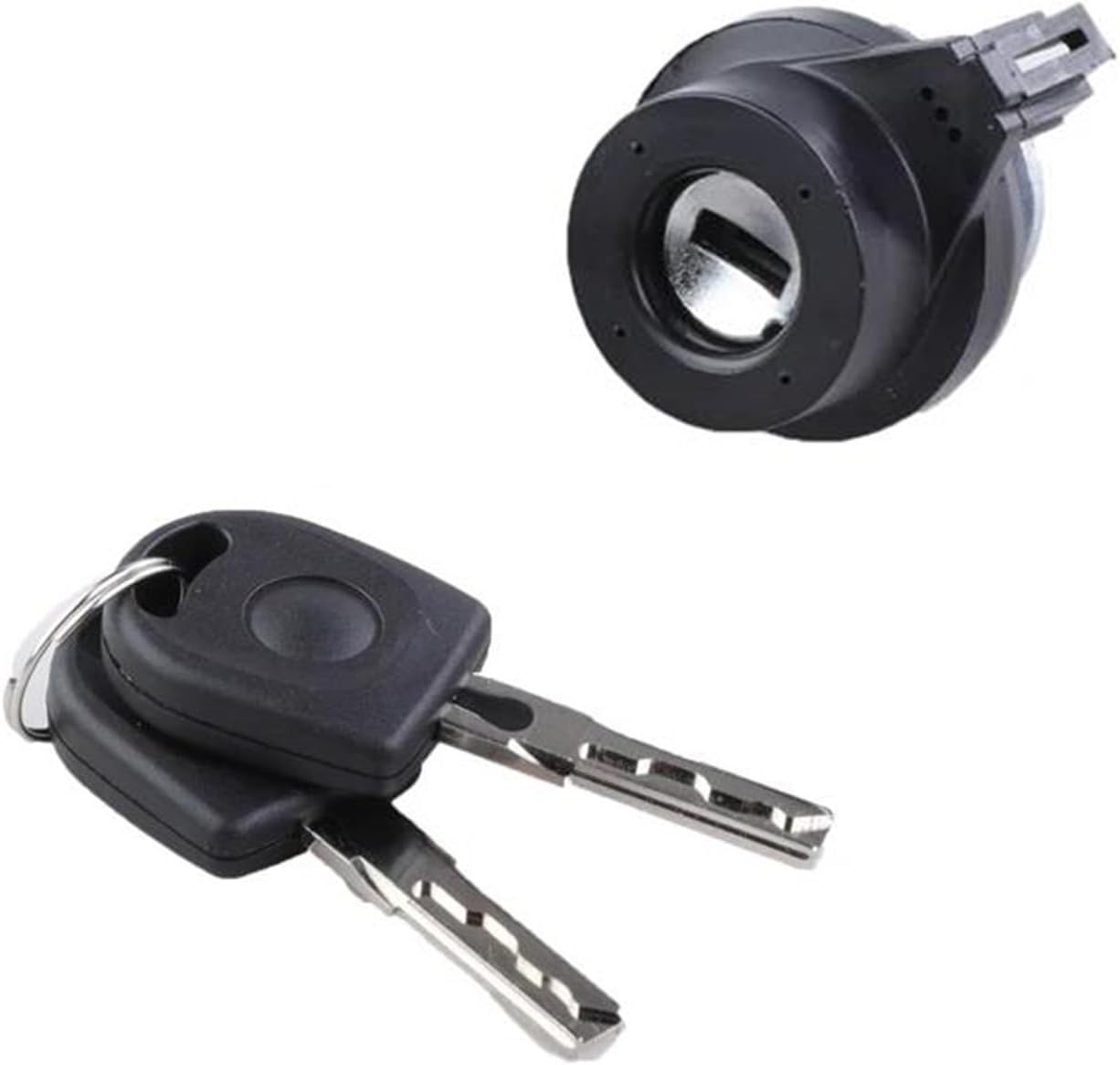 3b0905855h Car Ignition Lock Cylinder with 2 Keys for Vw for Polo 2002 2003 2004 2005 2006 2007 2008 2009