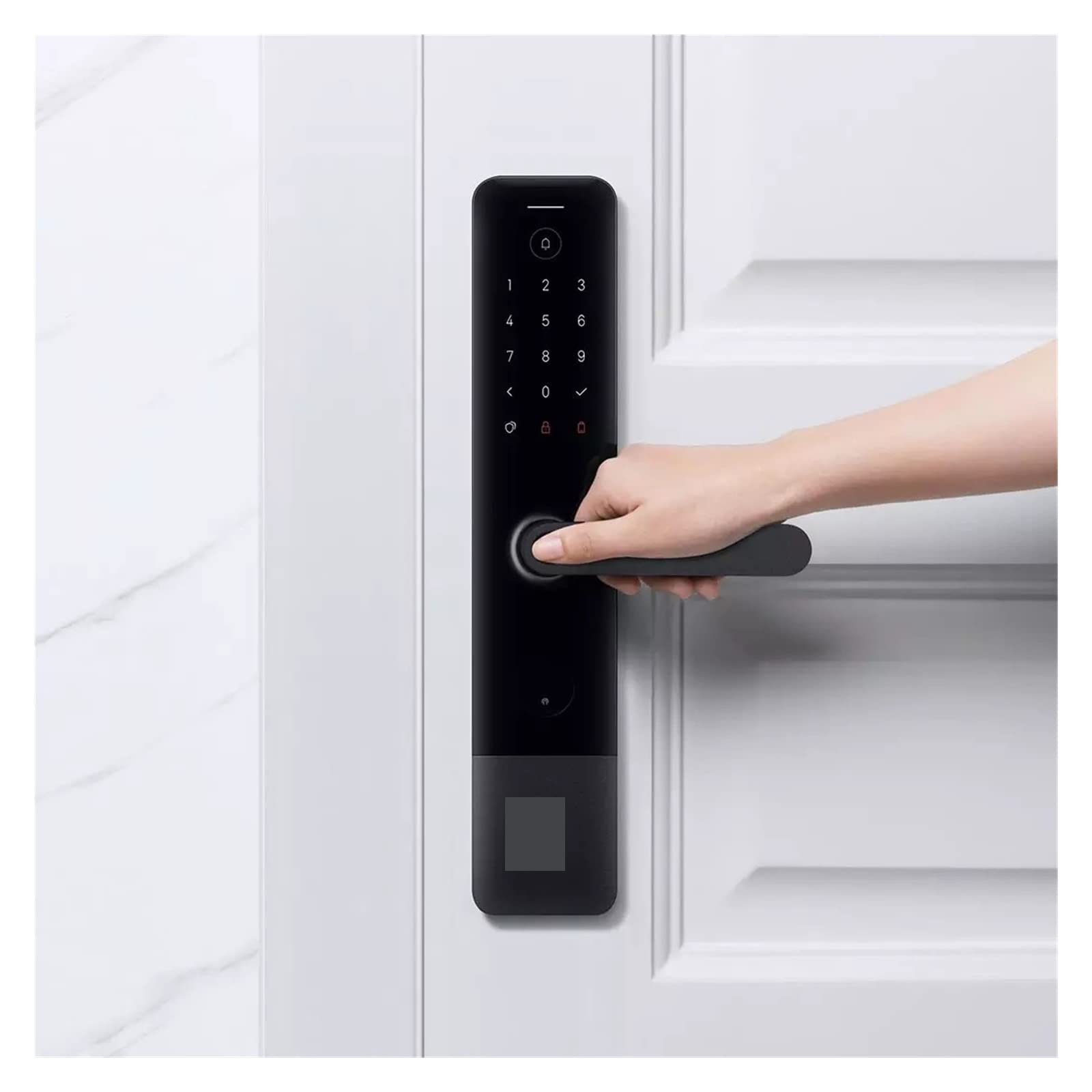 Smart Door Lock E password dell'impronta digitale Unlock Rileva il lavoro dell'allarme