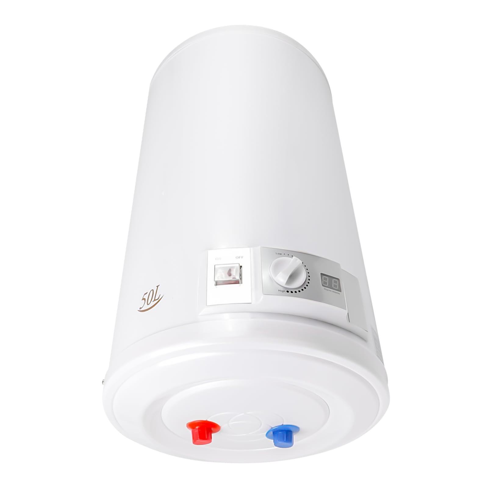Chauffe-Eau Électrique 80 Litres Chaudière éLectrique de Chauffage Avec La Température de Led - Chaudière - Acier Inoxydable (80L)