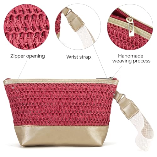 Beach Bags for Women - Summer Straw Bag Cute Woven Tote Purse for Vacation Travel