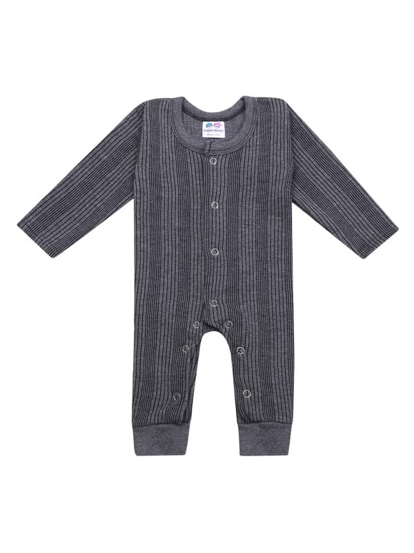 Image of superminis Baby Girls and Boys Thermal Romper-Full Sleeves, Winter Wear Suit for Infants