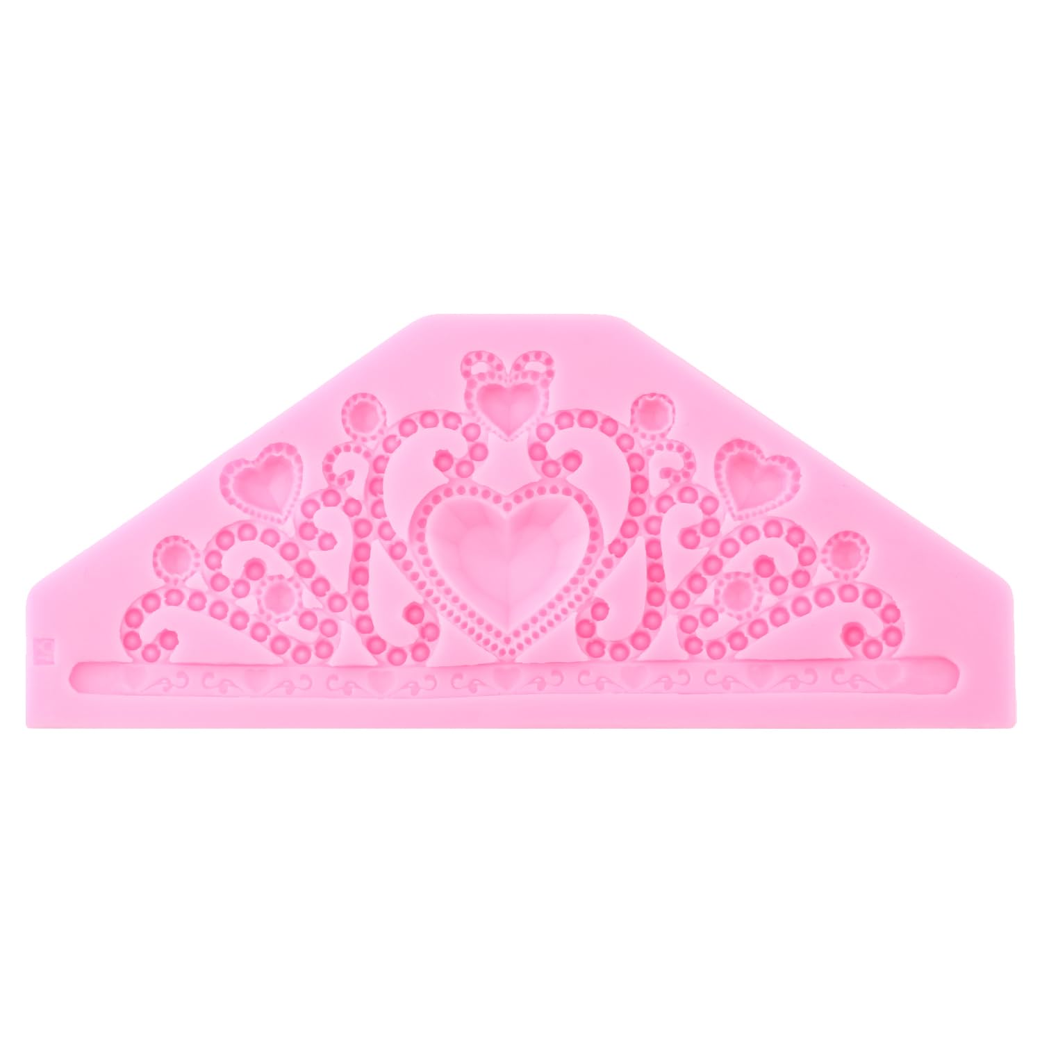 YIHUOMOLDS Crown Cake Fondant Mold Crown Cake Topper Mold Filigree Tiara Princess Crown Silicone Molds For Sugar Cake Decorating Cupcake Topper Gum Paste Polymer Clay - Image 8