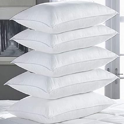 Heart Home Luxurious 5 Piece Microfibre Pillow Filler - 16
