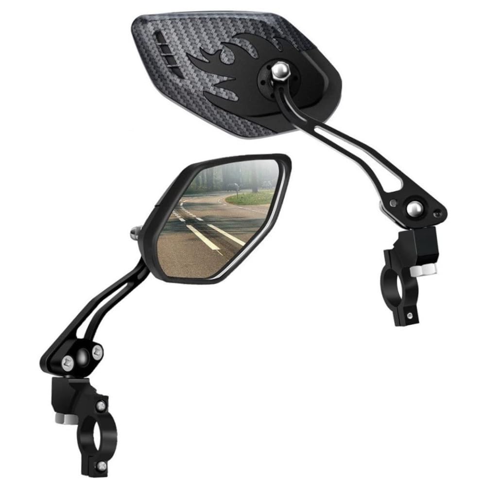 Espejo retrovisor para bicicleta de montaña que elimina puntos ciegos 7
