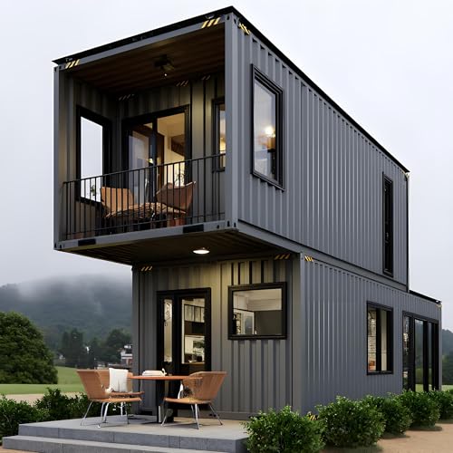 2-Storey Prefab Tiny Home- Expandable Modular Container House| Luxury Portable steelVilla with Bedroom, Kitchen & Bathroom | Foldable Mobile Prefabricated House for Living.Office, or Guest Cabin - Image 5