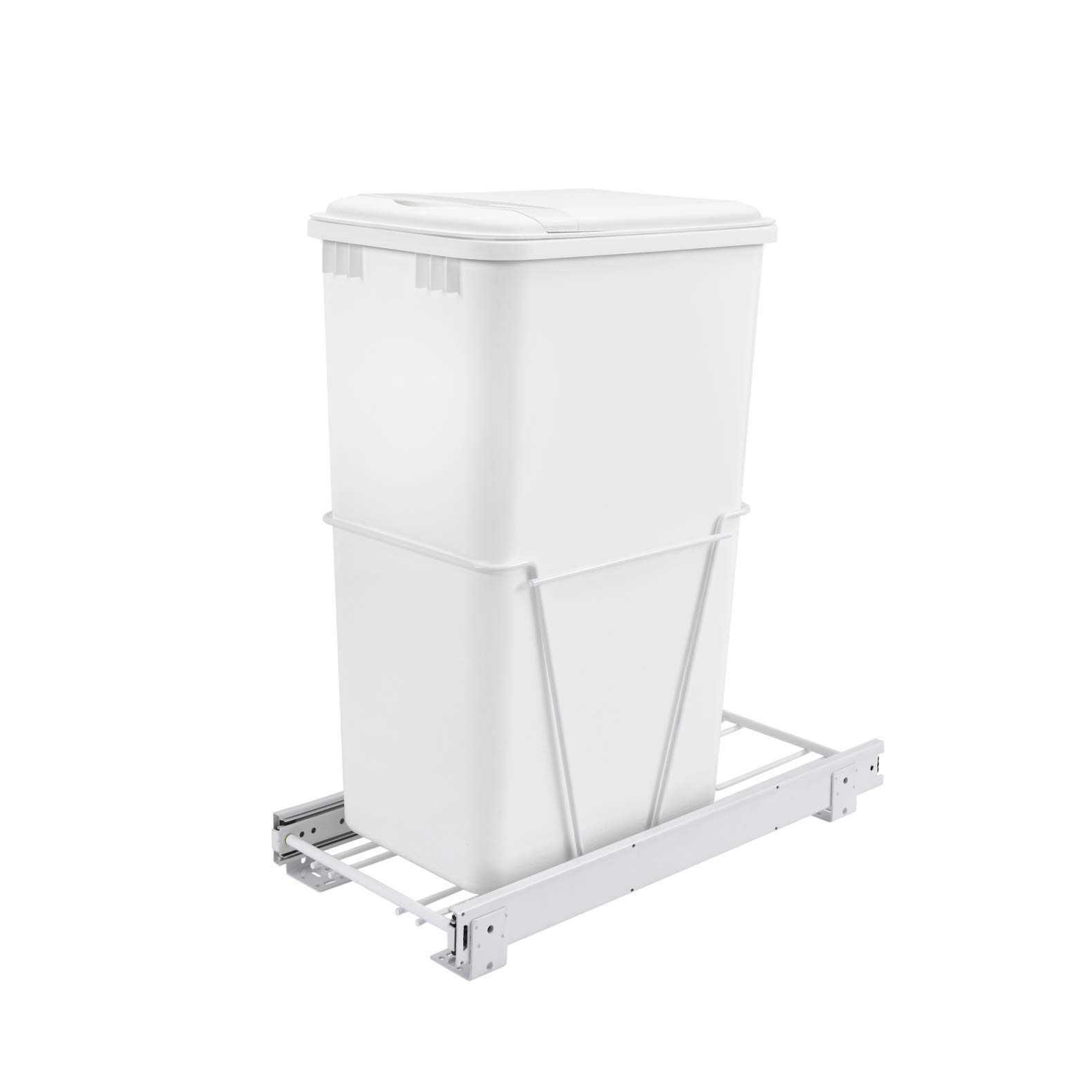 RevAShelf RV12PB50 50 Quart PullOut Sliding Waste Bin Container