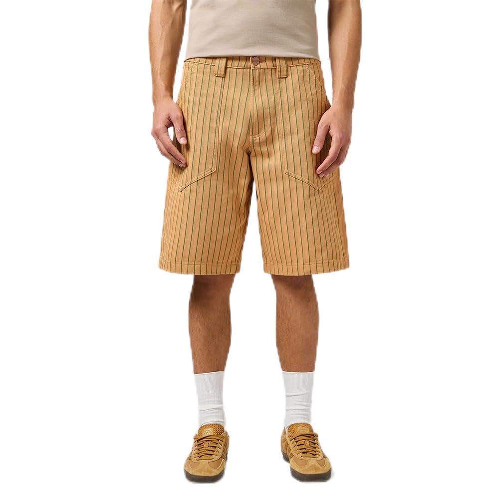 Wrangler CJ Porkchop Shorts, Orange Stripe, 30W