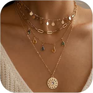 Halloween Pirate Skull Necklace & Earring Set – Punk Gothic Jewelry For Women - View #11