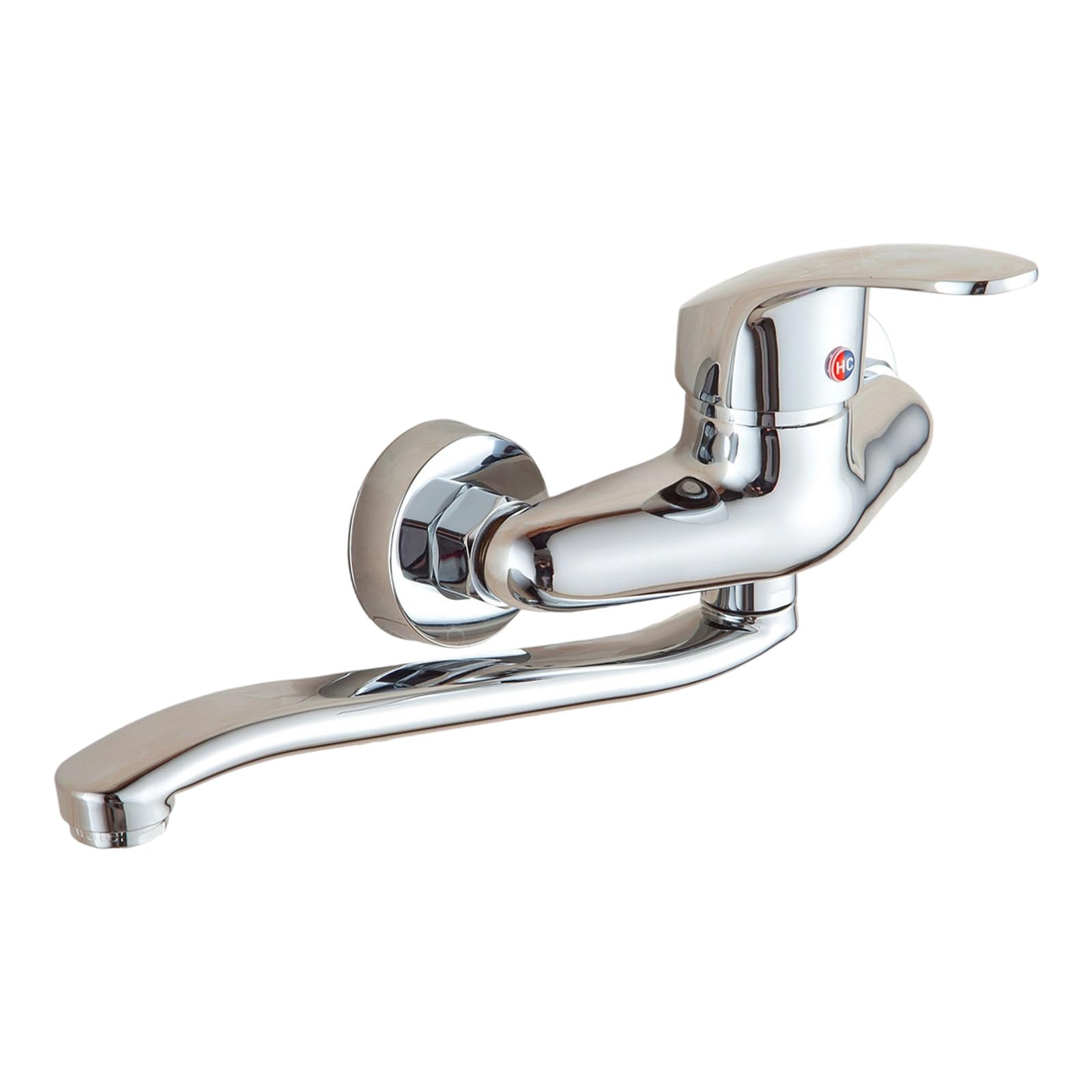 Robinet mural en cuivre flexible pour évier de cuisine moderne