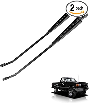 1 Pair Windshield Wiper Arm Replace 42631 F1TZ-17526-AA F1TZ17526AA F4TZ-17526-A F4TZ17526A Fit for Ford F-150 F-250 Bronco 1991-1996 Ford F-350 F-Super Duty 1991-1997