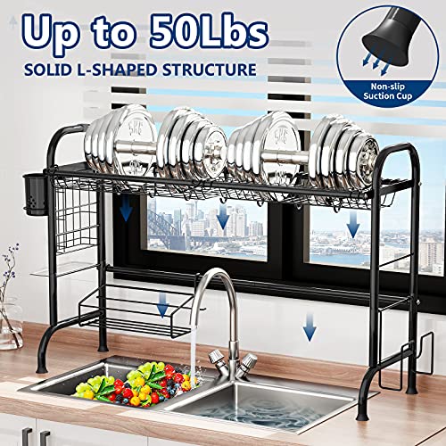 MOUKABAL Dish Drying Rack - 34% Off Stainless Steel Over Sink Rack