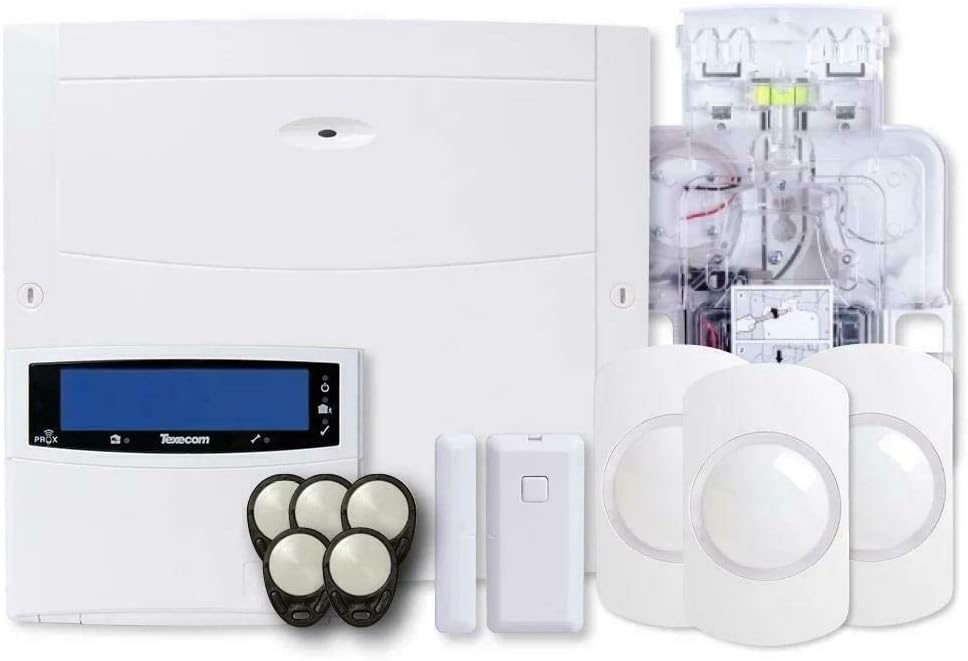 KIT-1002 Ricochet Premier Elite 64W Wireless Alarm with Capture PIR Kit – White