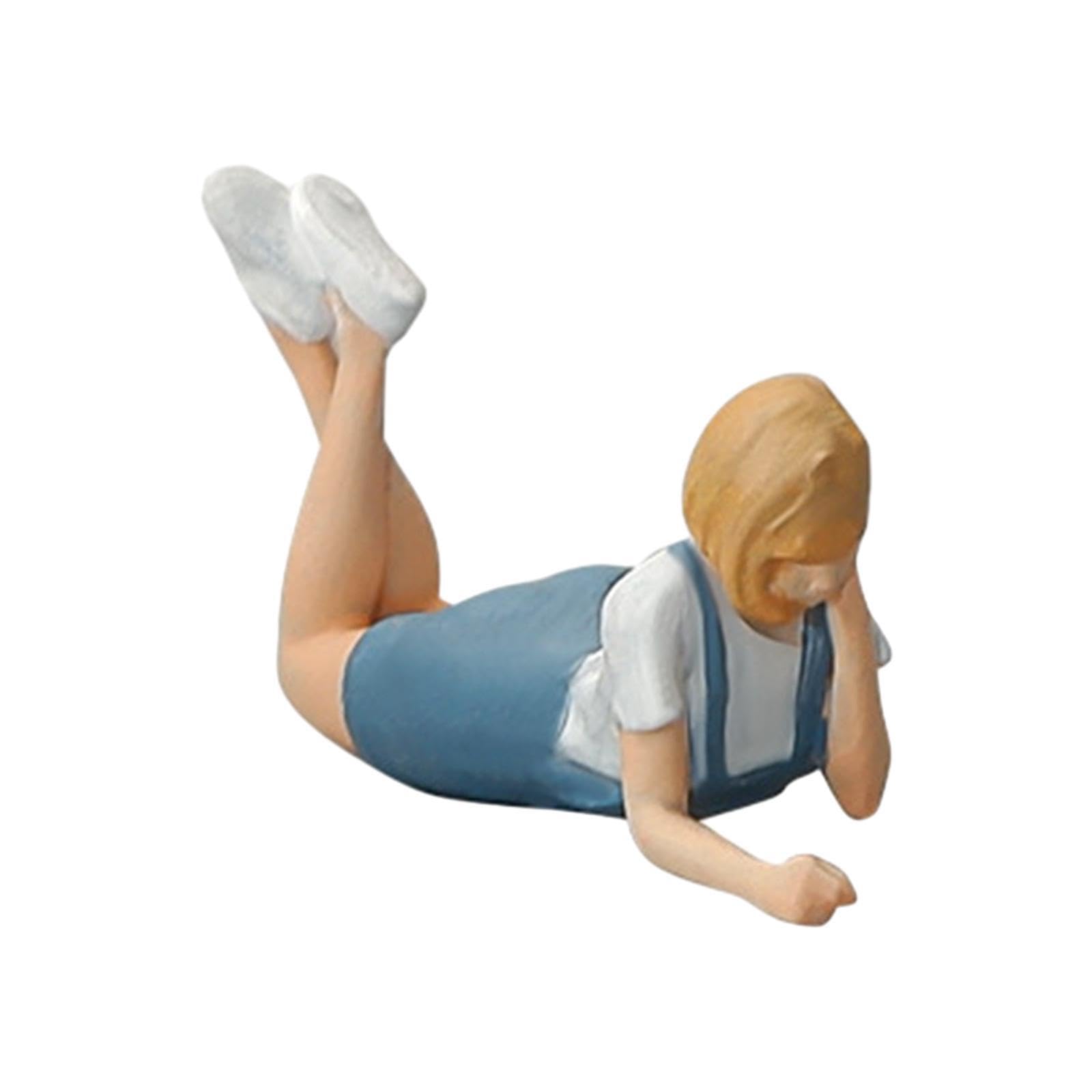 AUYXSSZ Dynamic Miniature People Figure Toys 1/64 Scale Painted Models DIY Decor Projects and Layouts Adding Realistic to Landscape Scene. 1/64 Scale Painted