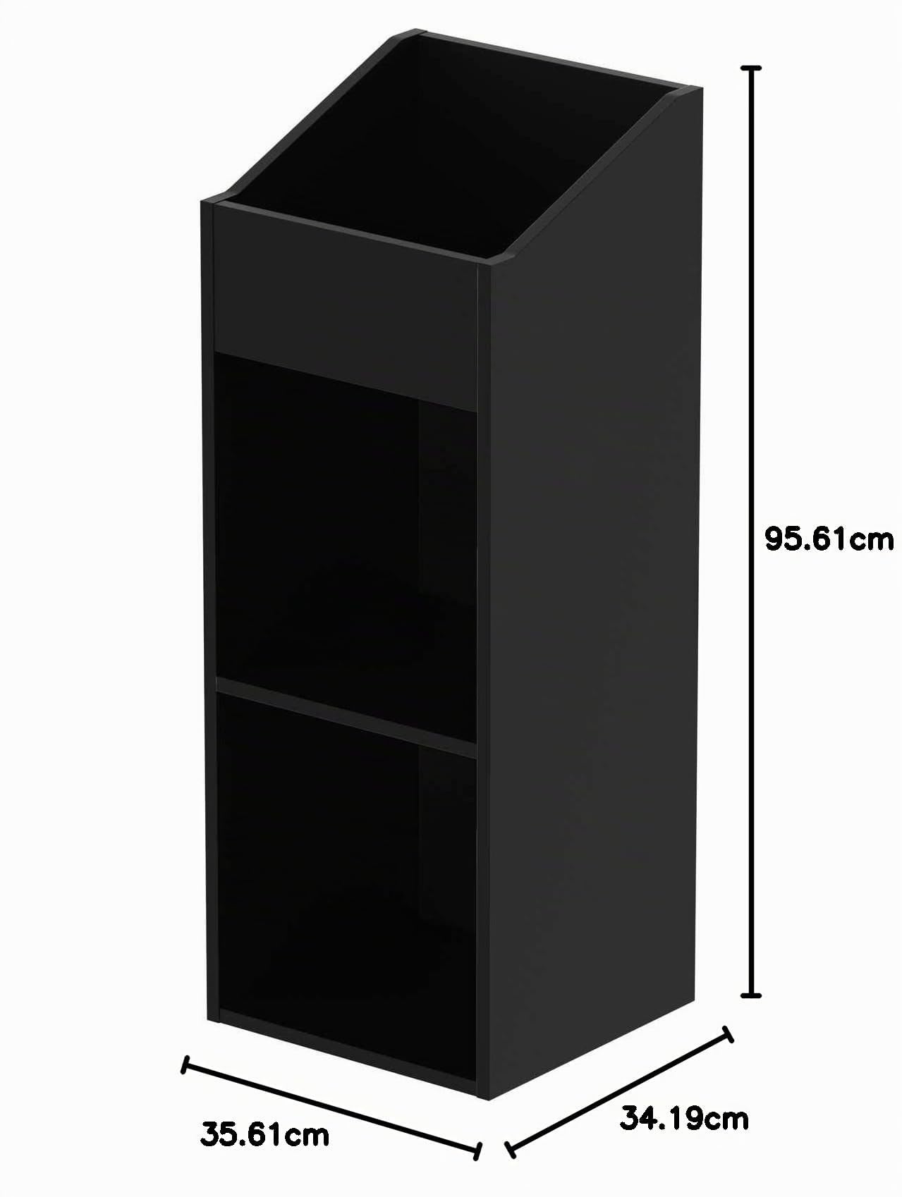 Glorious Record Rack 330 (Black) - Contenitore per vinile