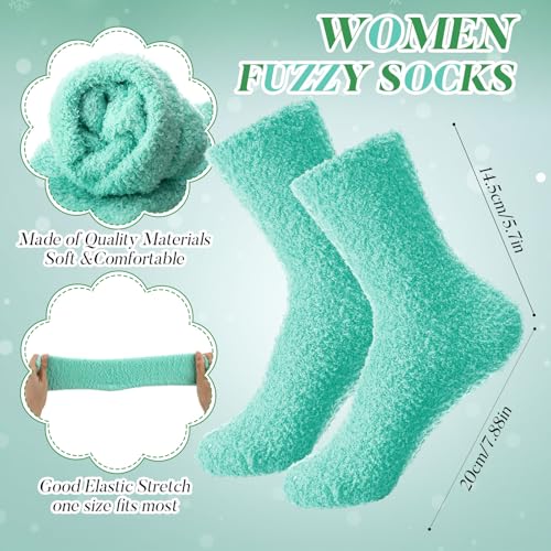 Image of Handepo 60 Pairs Women Fuzzy Socks Bulk