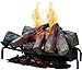 Dimplex DLGM29 Opti-Myst Open Hearth Fireplace Insert with Faux Logs Bed, Alabaster