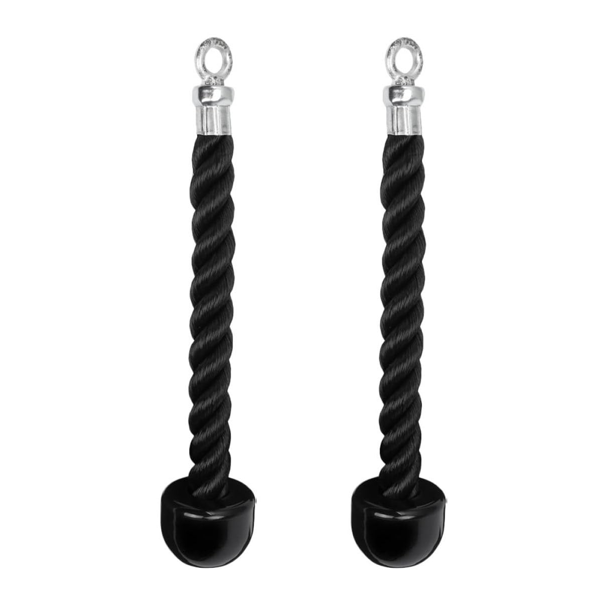 2 Piezas Cuerda Tríceps Trenzado Pzs Resistente Agarre Antideslizante Compatible Máquina Cable Gimnasio