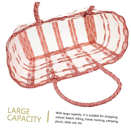 LIFKOME Straw Woven Handbag Capacity Portable Tote for Weddings Picnics Daily Use Lightweight Material Design present for Friends Family4