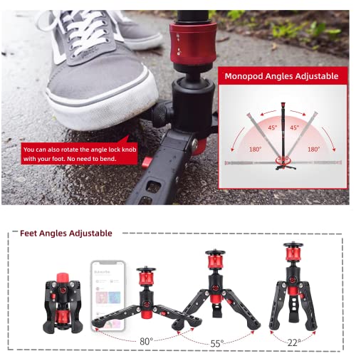 Ifootage Monopod Cobra 2 Strike A150S, 59" Telescopic Camera Monopod With Dual Direction Quick Adjustable, Compatible With Dslr Cameras And Camcorders #TOP4