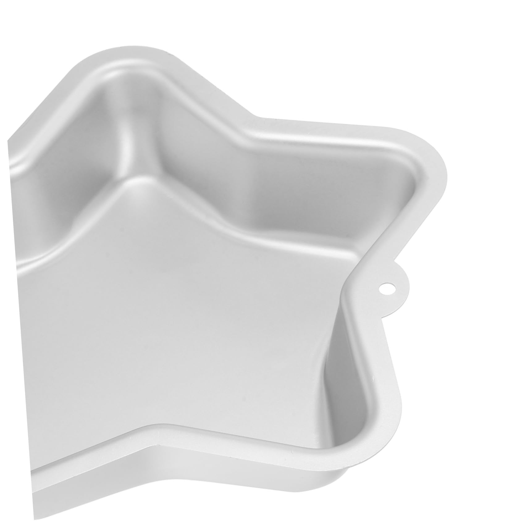 2 Pièces Moule à Gâteau Étoile Aluminium Moule Pointes Antiadhésif pour Cupcake Cheesecake Pâtisserie DIY pour et Célébrations