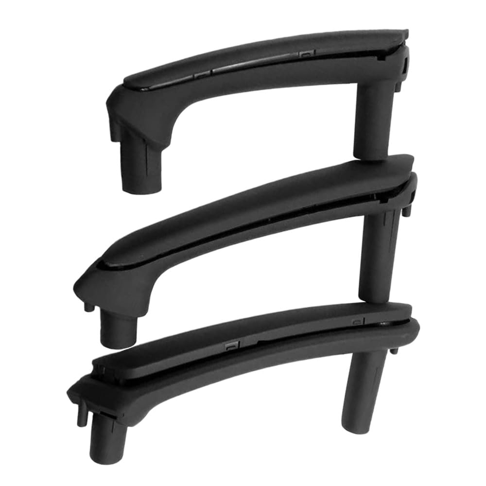 Riloer 3 Manijas Tirador interior de puerta para reposabrazos 3B4867372 3B0867180A, 3B4867179B, Compatible con VW Passat B5.5 2001-2005