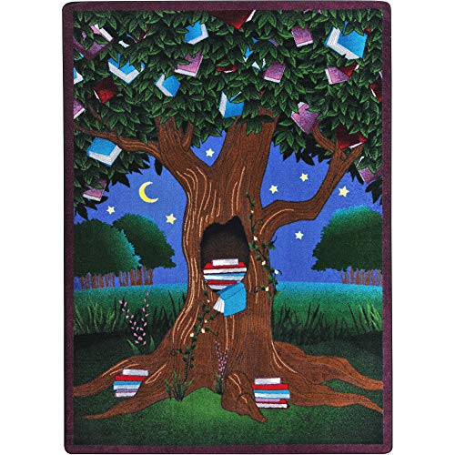 Joy Carpets Reading Tree Childrens Rugs D Multicolor, 7'8