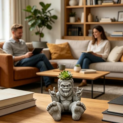 Pots succulents animaux décoratifs en résine pour support de patio