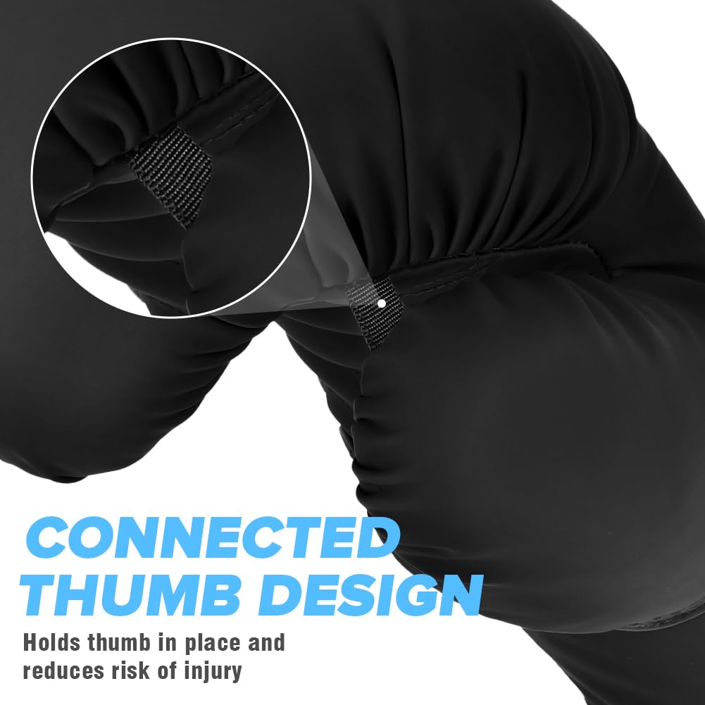 Flintronic Guantoni da Boxe in Pelle, Guantoni Boxe Unisex Adulto per Muay Thai, MMA e Allenamento