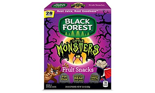 Black ForestFruit Snacks Little Monsters 80 pkt Box (80 - 0.9 Oz. Pouches Per Box)