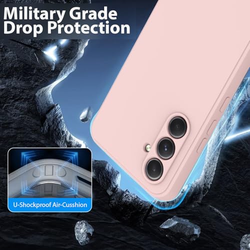 Image of LIRAMARK Liquid Silicone Soft Back Cover Case for Samsung Galaxy S26 5G| Soft Micro-Fibre Lining Inside | Camera Protection Bump (Pink)