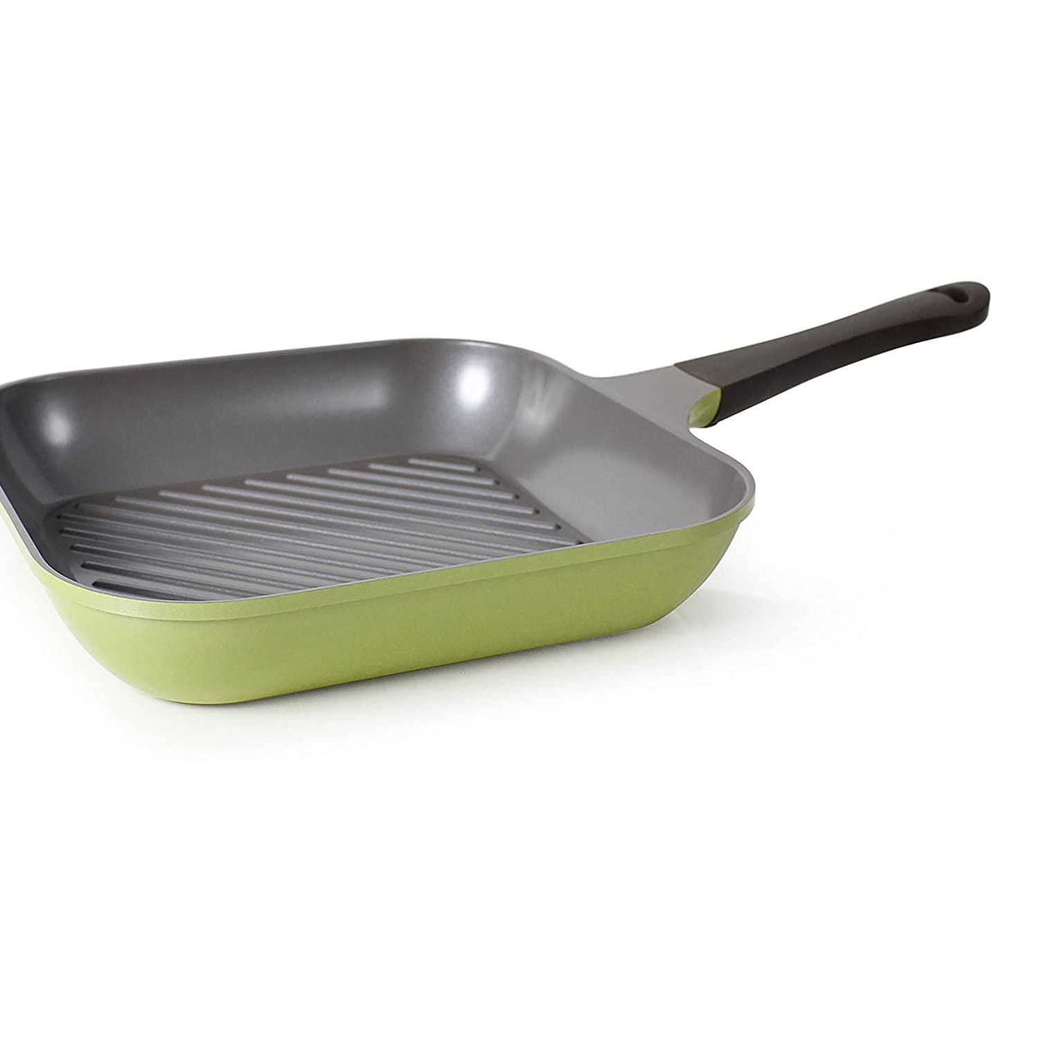 Neoflam Eela 11-Inch Grill Pan with Bakelite Handle and Ecolon Non-Stick Coating