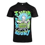 Billie Eilish - Camiseta Oficial de Graffiti, Color Negro Negro Negro (M