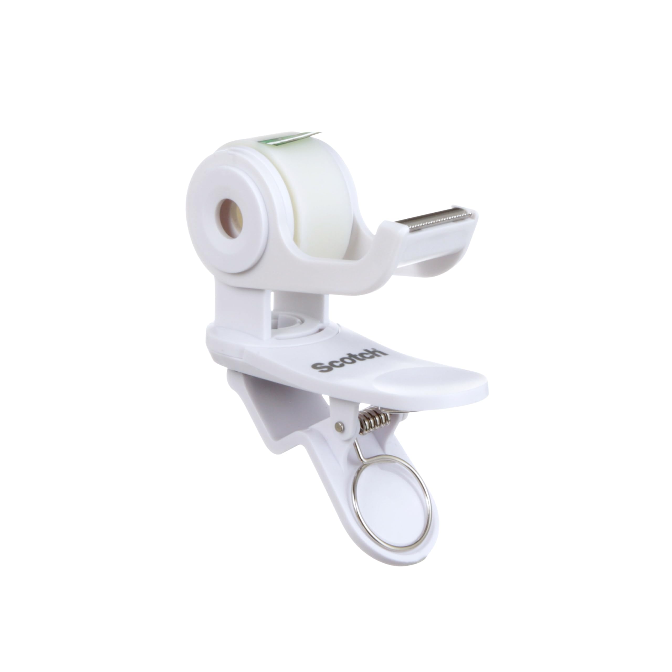 Scotch Clip & Twist C19 dozownik taśmy klejącej, biały + Scotch Magic niewidoczna taśma klejąca, 19 mm × 8,89 m, 1 rolka/opakowanie