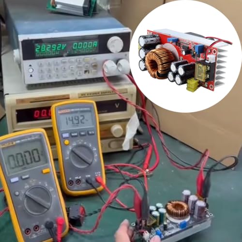 Módulo de carga ajustable tipo High Power Boost Converter Ubric de 1800W y rango de 12-90V. 6