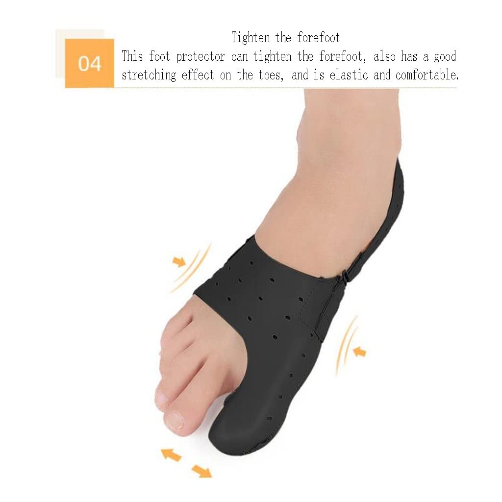 Corrector de juanetes, dispositivo transpirable para el dedo gordo del día y la noche, corrección de cuero, herramienta para el cuidado de los pies alisadora unisex, suministros separadores de Hallux