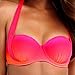 La parte superior del traje de baño de Seafolly Push-Up Miami Neón...