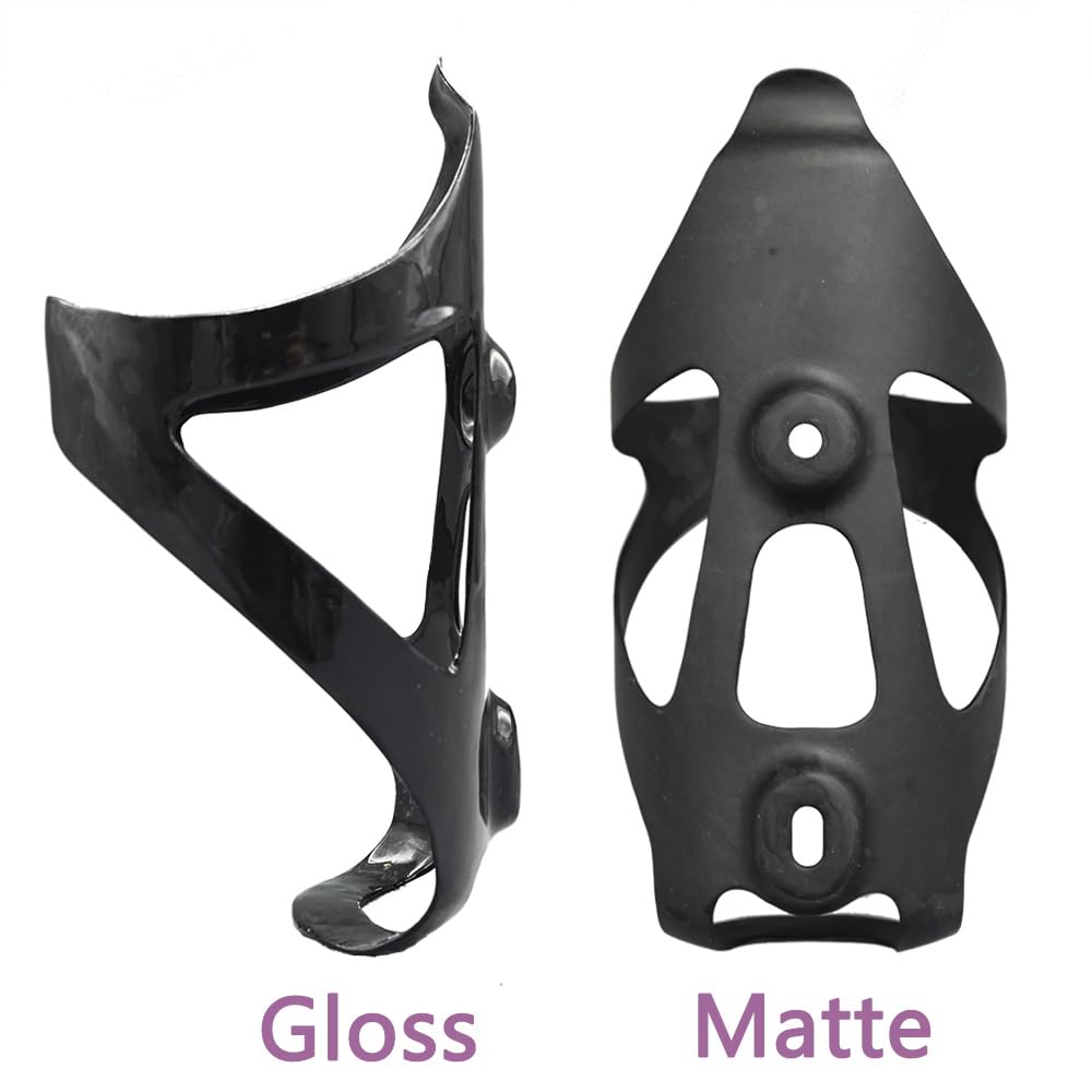 Portabidones Bicicleta MTB Portabotellas de Fibra Carbono for Bicicleta, portabotellas for montaña y Carretera, Equipamiento for Ciclismo(2PCS Gloss UD)