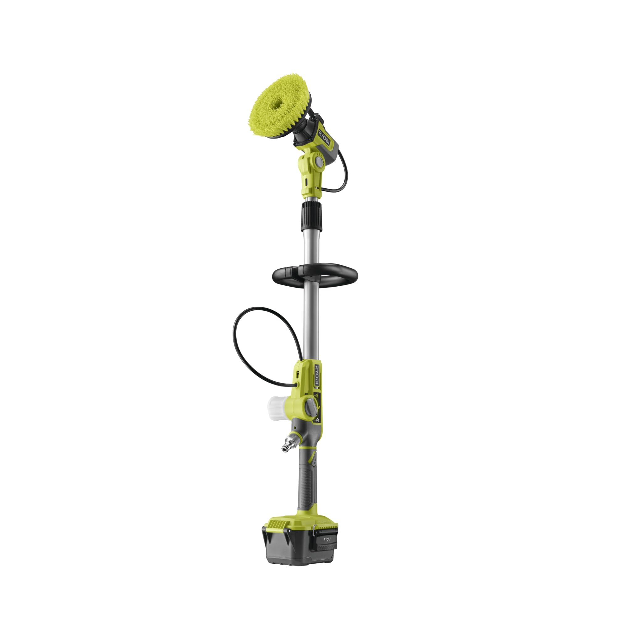 Brosse rotative télescopique RYOBI 18V One+ sans batterie pour sols