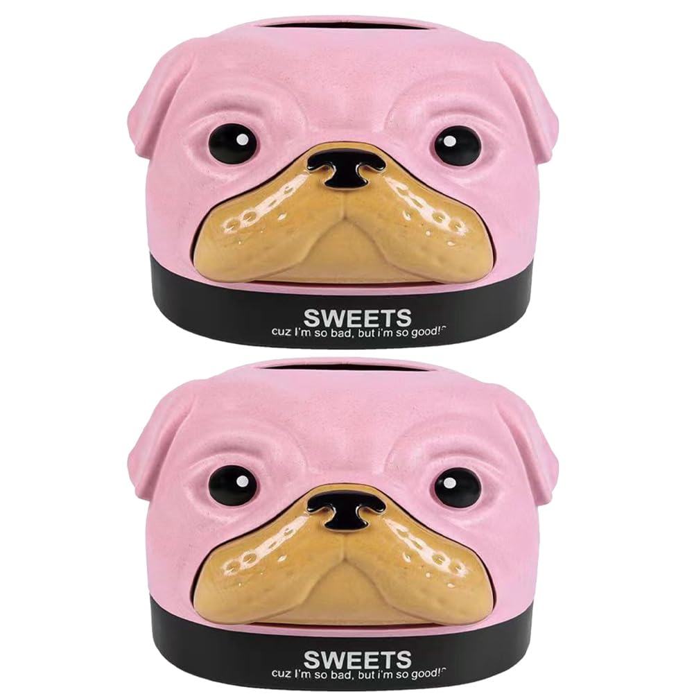 Vjsujehgy Tissue Holder Cartoon Removable Napkin Box Roll Paper Container Cute Tissue Box Napkin Bag Holder Home Decoration,B