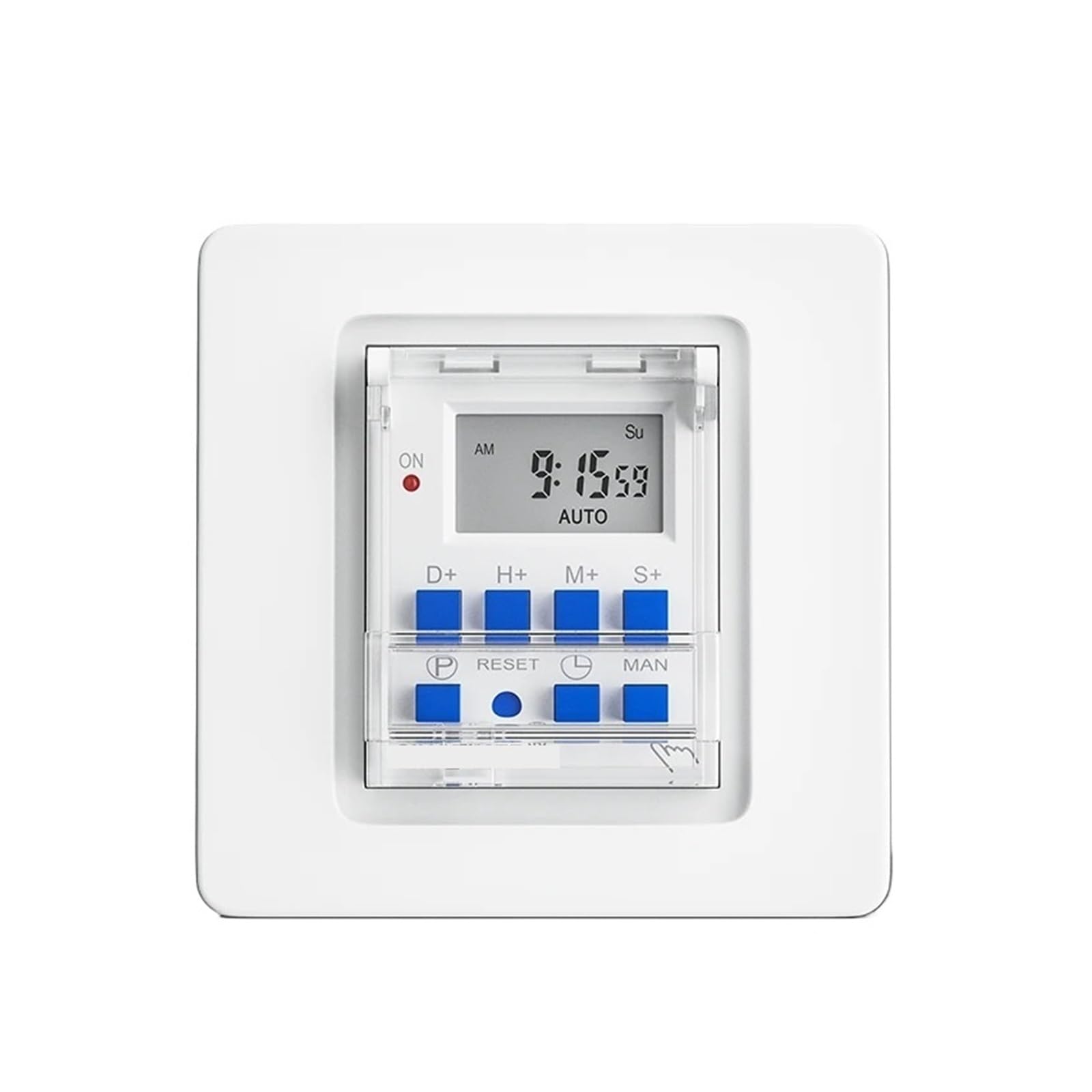Temporizador Digital programable ATM915sH con intervalo de 1 Segundo, Interruptor de Control de relé, 7 días, 28 Grupos, Encendido y Apagado, montado en Panel(85-265V)