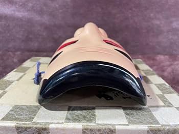 Amazon.co.jp: F20P 吉備のおもて 神楽面 木彫り お面 能面 小面