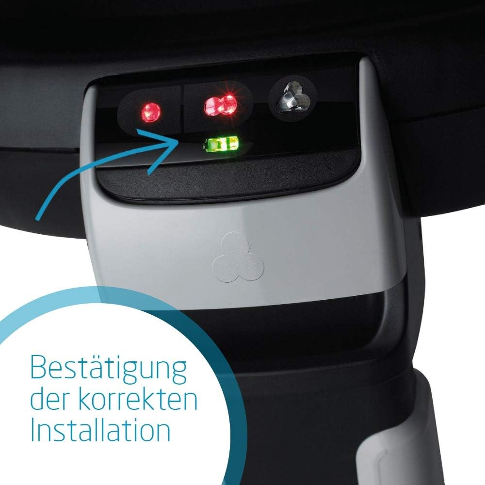 Maxi-Cosi FamilyFix Isofix-Basisstation, Gruppe 0+/1 (0-18 kg), geeignet für Babyschale Maxi-Cosi CabrioFix, Pebble und Gruppe 1 Kindersitz Pearl, nutzbar ab 0 Monate - 4 Jahre, schwarz