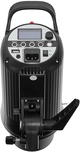 Miniatura 9 de Flashpoint Studio 400 II-V 400W R2 Monolight Flash con lámpara de modelado LED de 10W y soporte Bowens (kit de 2 luces)