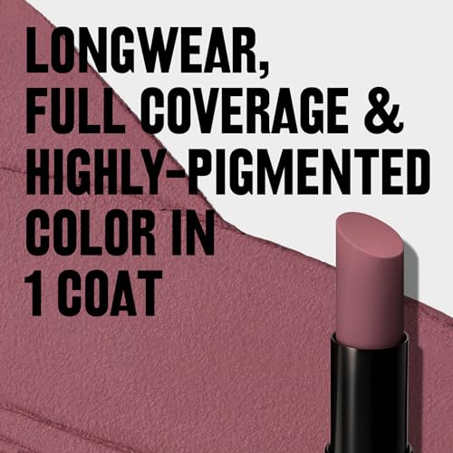 Image of REVLON ColorStay Suede INK Lipstick, Waterproof, Longwear, Transfer proof, Antioxidant-rich Vitamin E, With Vegan Formula made without parabens, Power Trip - 012 (Pack of 2)