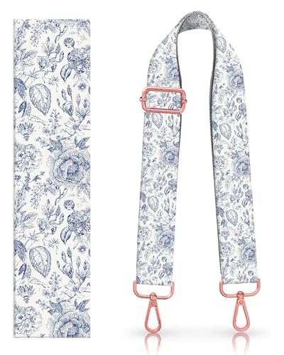 Image of Purse Strap Replacement Crossbody, 1.5 inch Rose-Golden Buckle Wide Shoulder Strap Adjustable, Cute Handbag