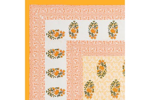 Image of Monique Bedsheet Set | 144 TC Cotton Bedsheet for Double Bed with 2 Pillow Cover