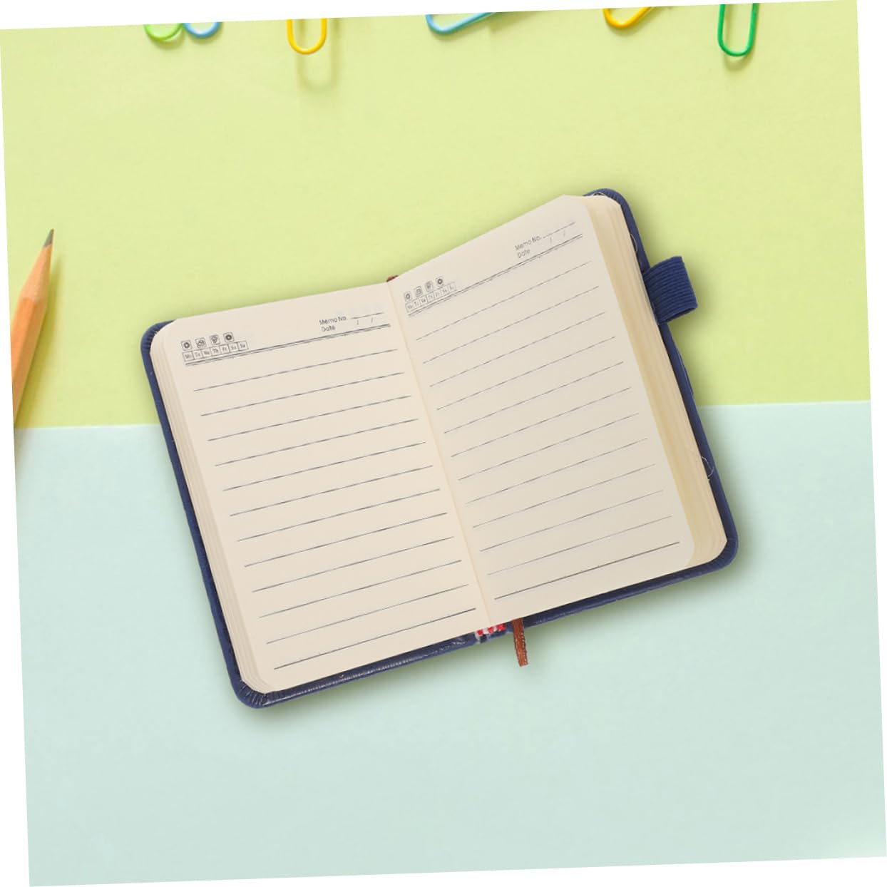 Uonlytech 5 Set Blocco Note Portatile Taccuino Tascabile Taccuini Tascabili Diario Lavoro Nota Portatile Notebook Tascabile Piccolo Formato Del Blocco Note Carta 3 Pezzi * 5